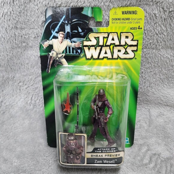 Star Wars Power of The Jedi Sneak Preview Zam Wesell Action Figure - Picture 1 of 4